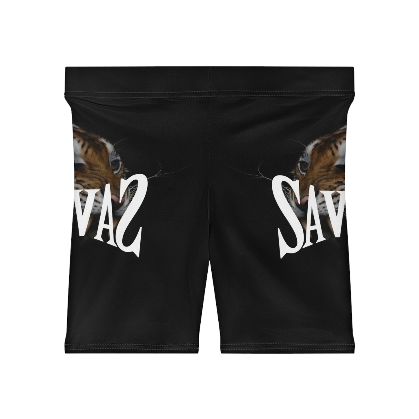 Fierce Tiger Women's Biker Shorts - Savage Edge Design