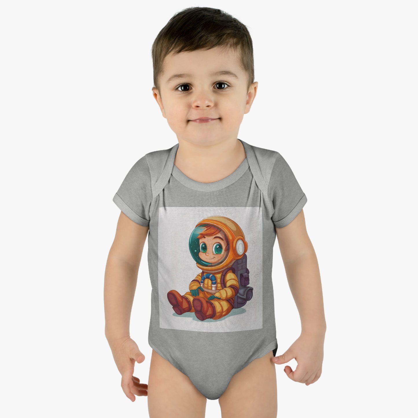 Cute Astronaut Baby Bodysuit - Adorable Infant Space Outfit for Newborns