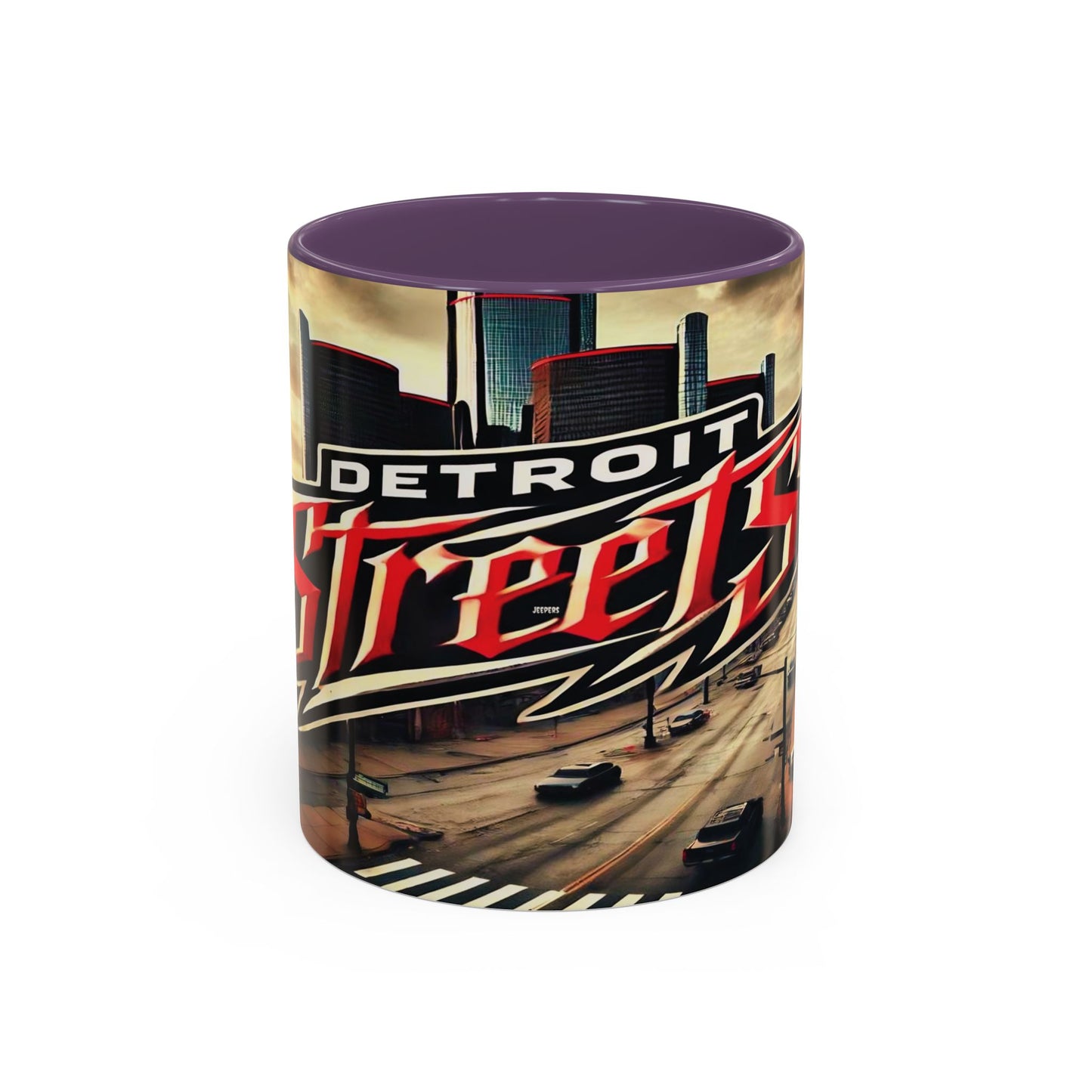 Detroit Streets Accent Coffee Mug - 11oz & 15oz, Urban Vibe