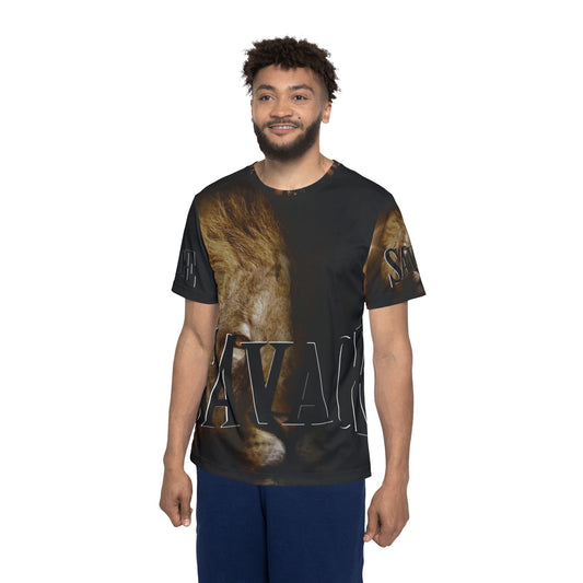 Savage Men's Sports Jersey - Fierce Animal Graphic Tee