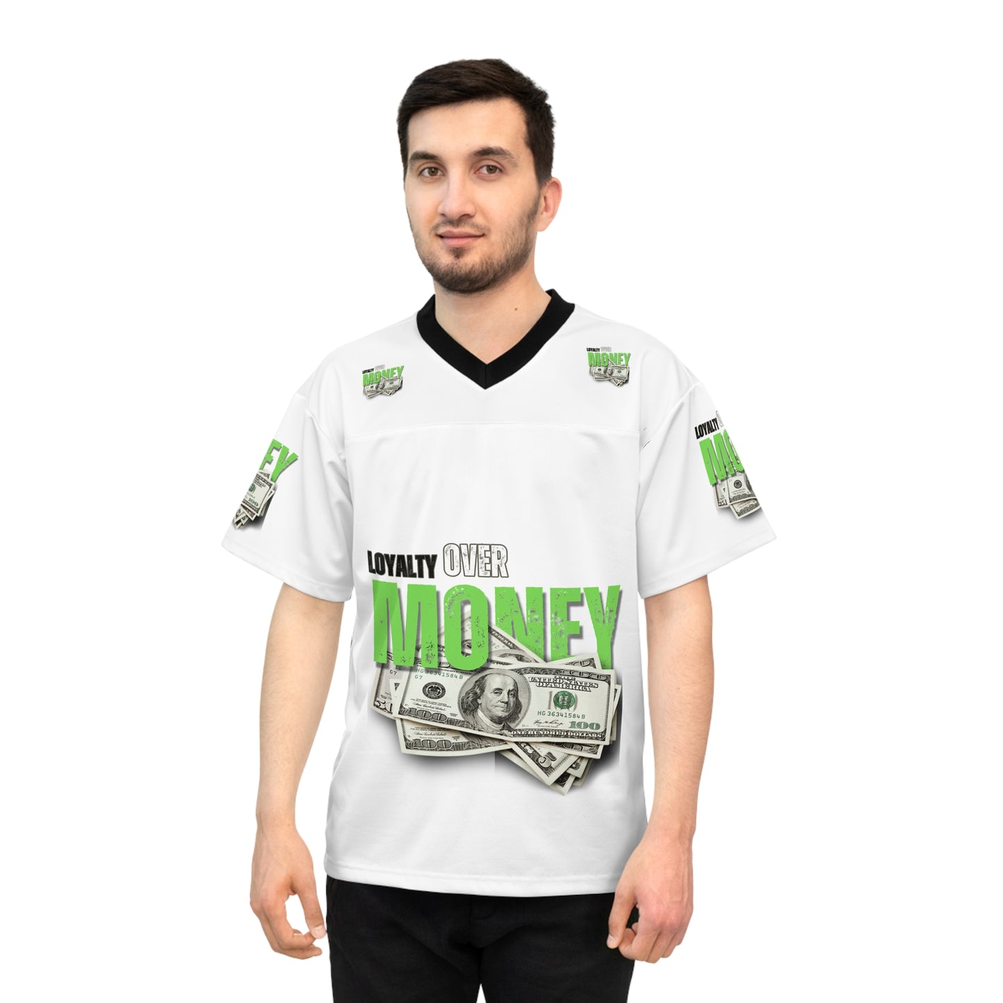 Loyalty Over Money Unisex Football Jersey - Perfect for Fans and Players