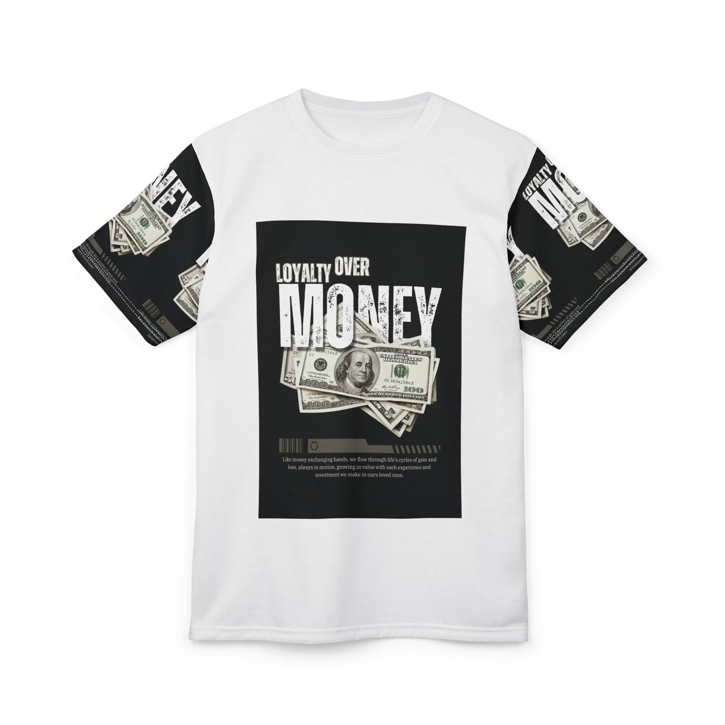 Loyalty Over Money Unisex Tee - Bold Statement Shirt for Motivated Individuals