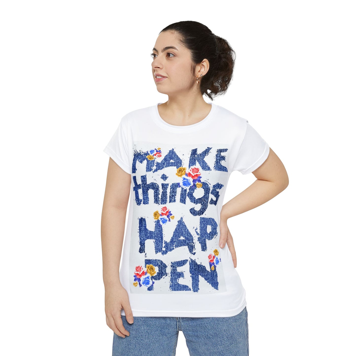 Make Things Happen Short Sleeve Shirt (AOP)