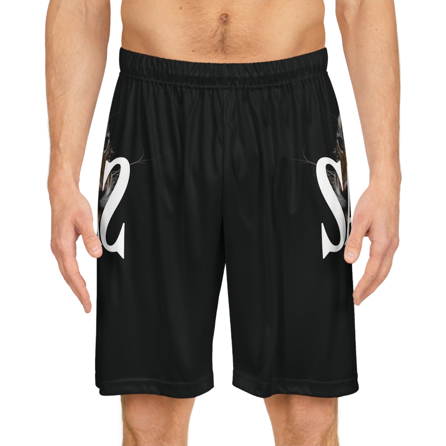 Savage Age Basketball Shorts - Bold Animal Print Athletic Wear