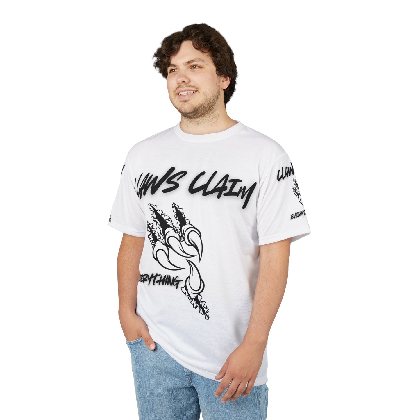 'Claws Claim' Unisex Cut & Sew Tee - Bold Graphic Tee for Fearless Style