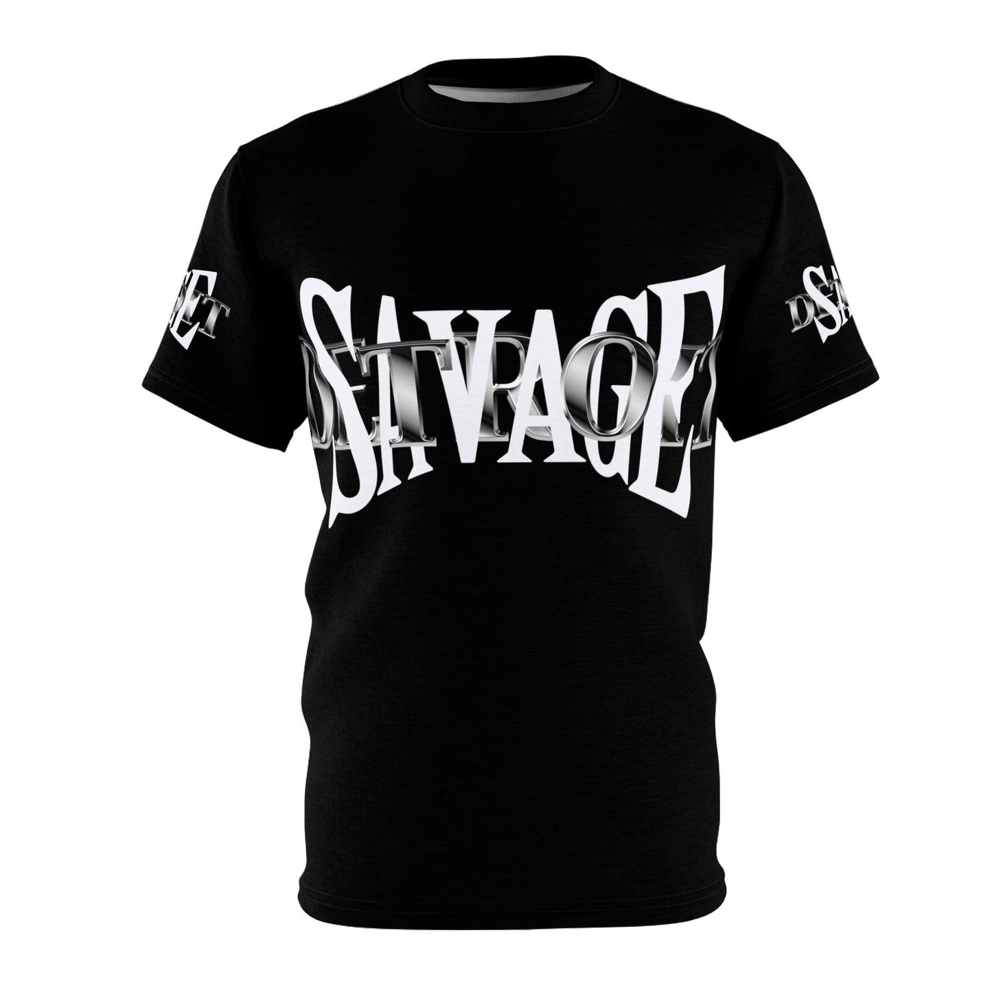 Bold 'SAVAGE' Unisex Cut & Sew Tee - Edgy Streetwear Style