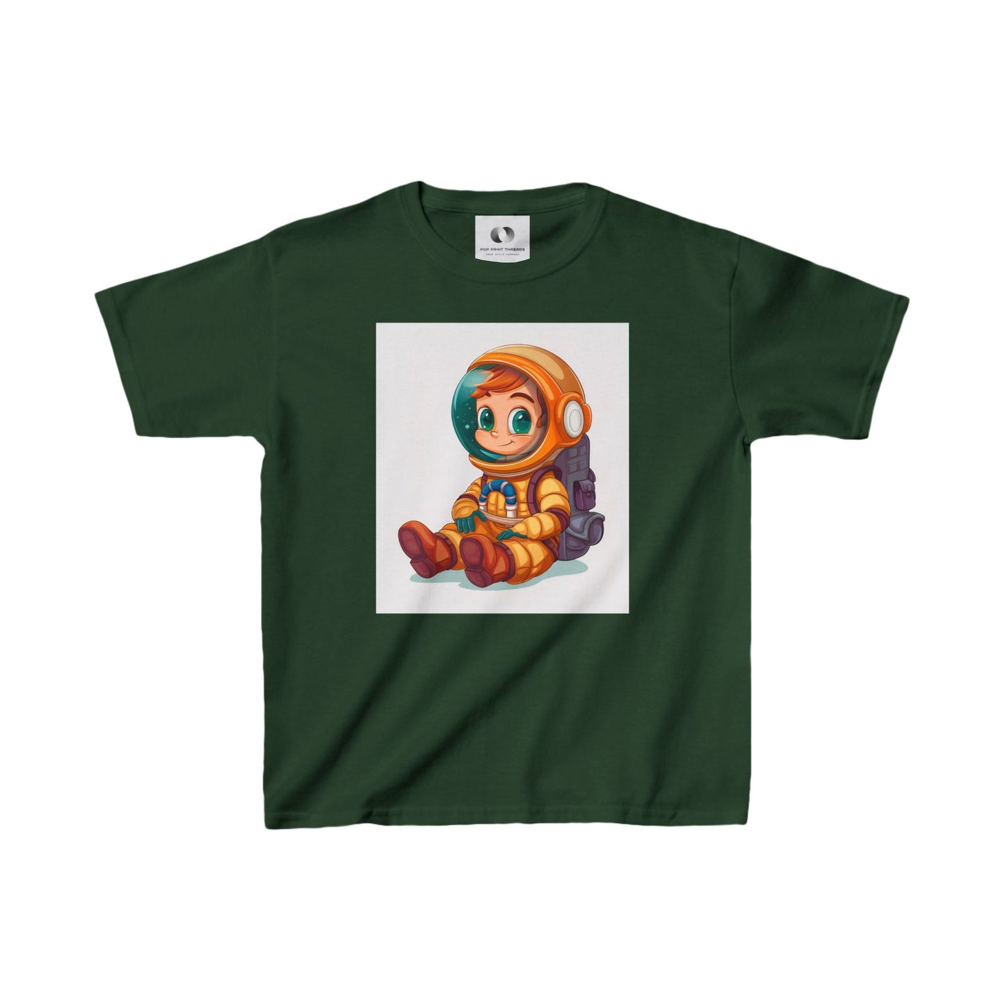 Astronaut Kids Heavy Cotton™ Tee - Fun Space Adventure Shirt for Young Explorers