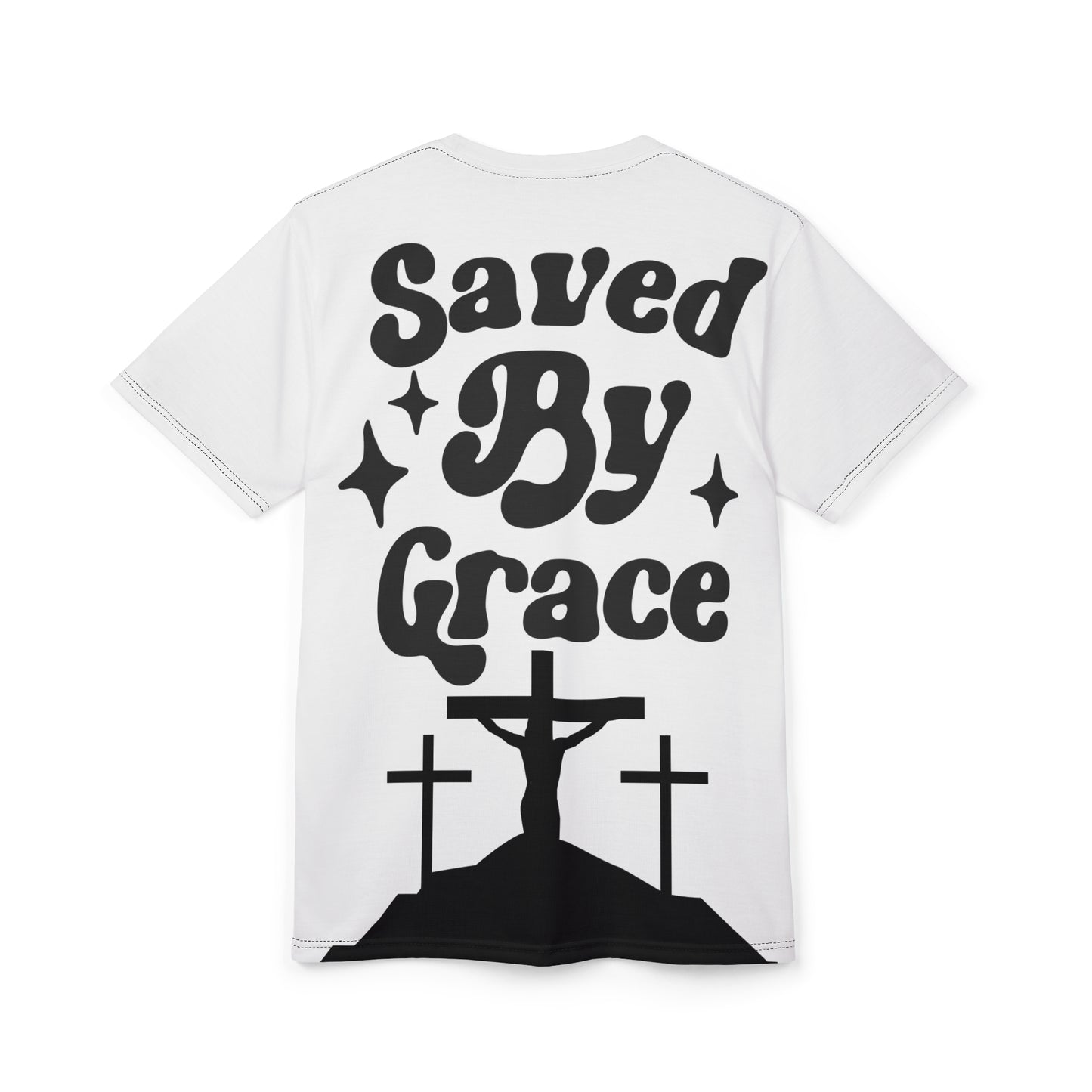 Saved By Grace Unisex Tee - Inspirational Christian T-Shirt