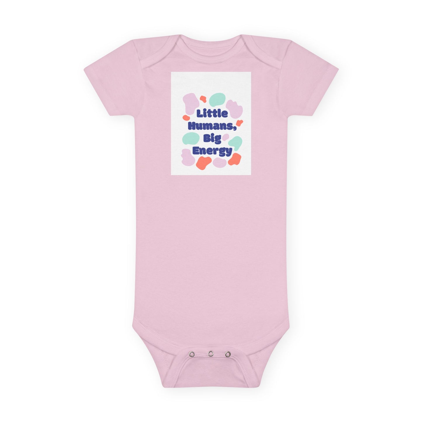 Fun Baby Onesie - 'Little Humans, Big Energy' Design