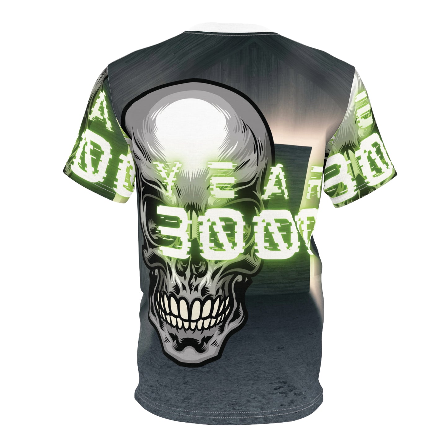 Unisex Skull Graphic Tee - Year 3000 Design - Futuristic Vibe for Trendsetters