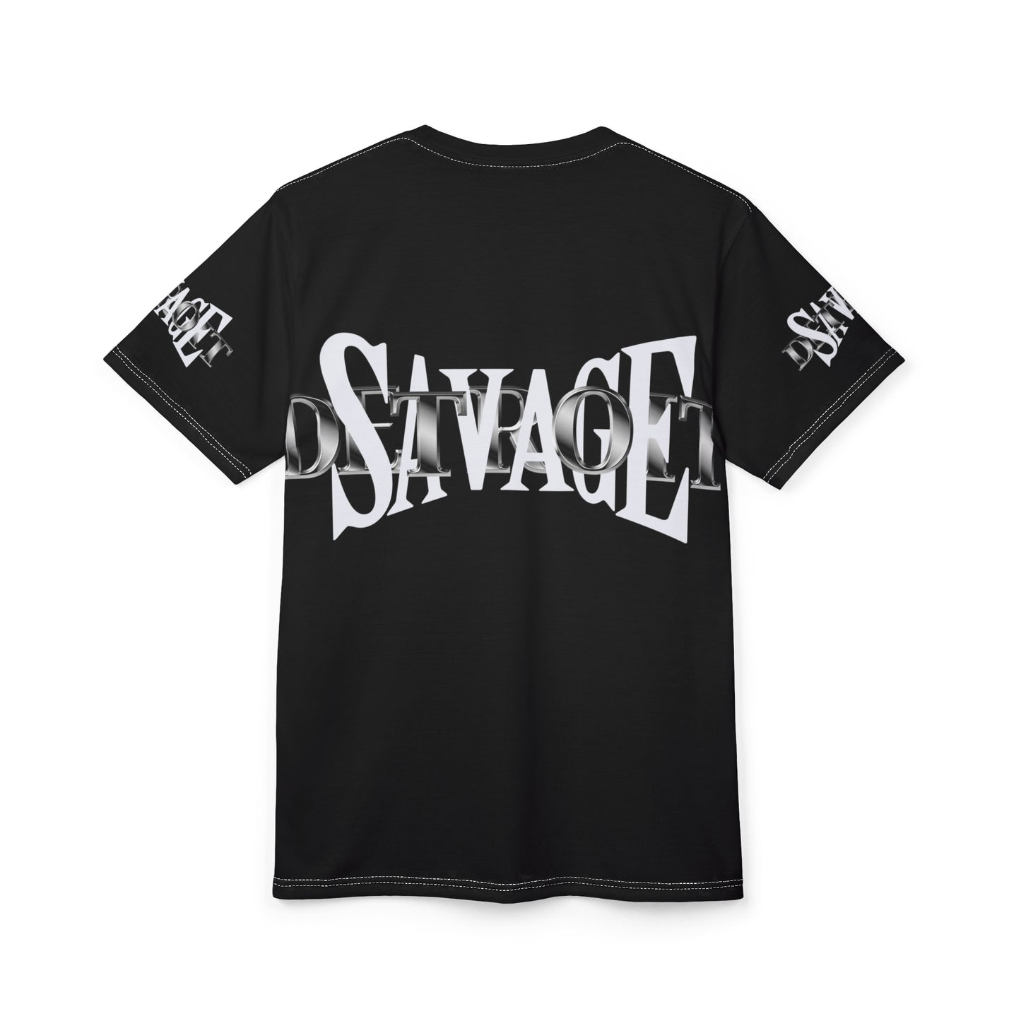 Bold 'SAVAGE' Unisex Cut & Sew Tee - Edgy Streetwear Style