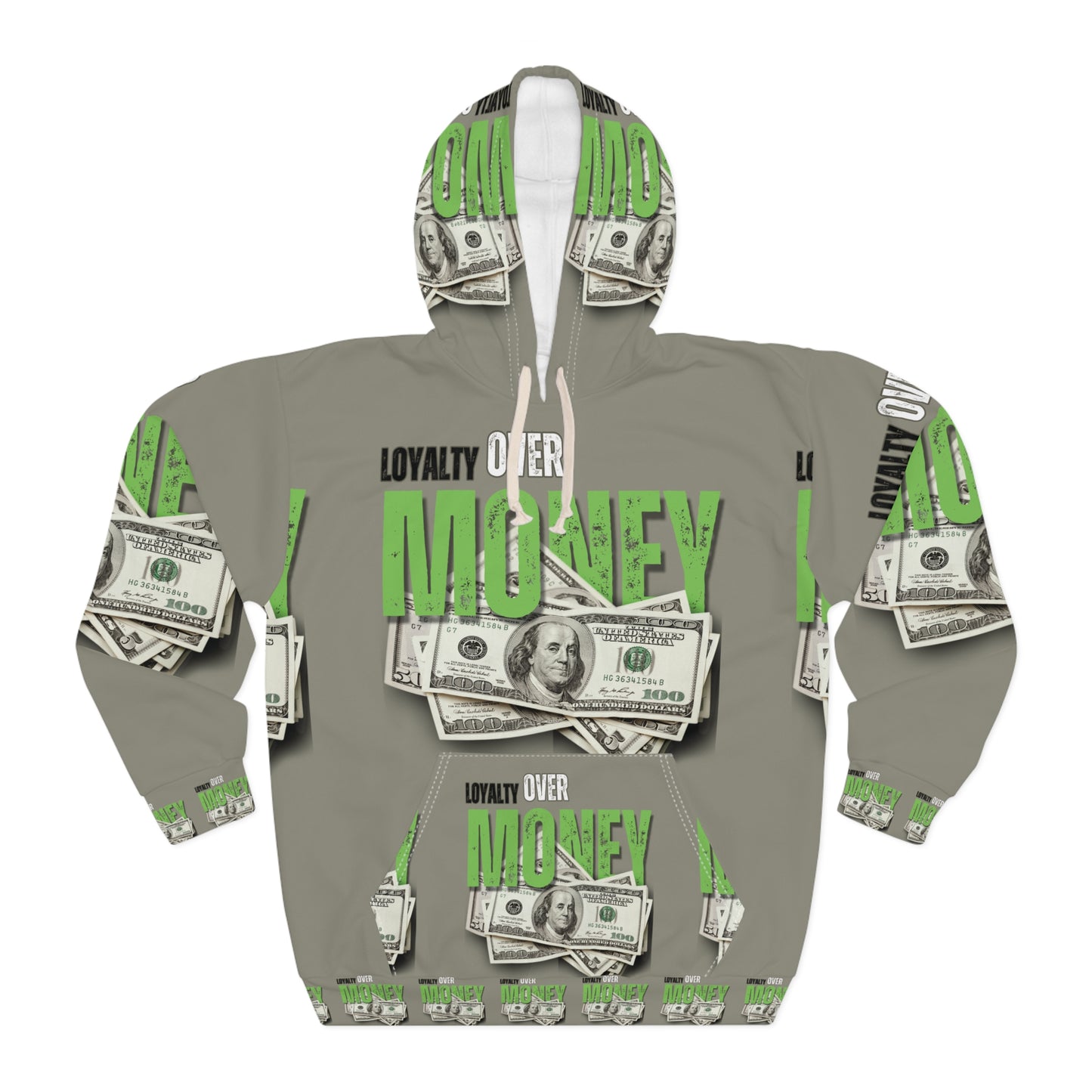 Loyalty Over Money Unisex Pullover Hoodie - Trendy Streetwear for Everyday Comfort