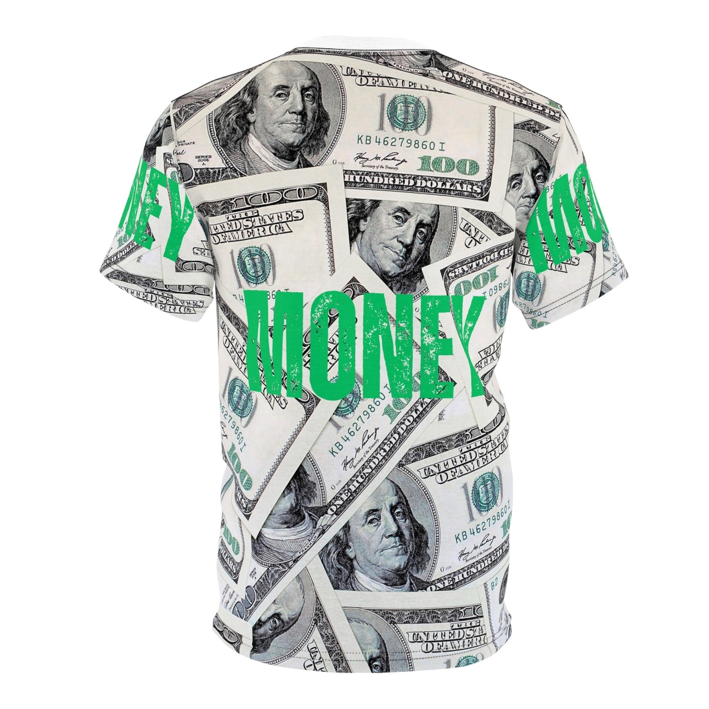 Money Graphic Unisex Cut & Sew Tee - Bold, Trendy Statement Shirt for Fashion Lovers