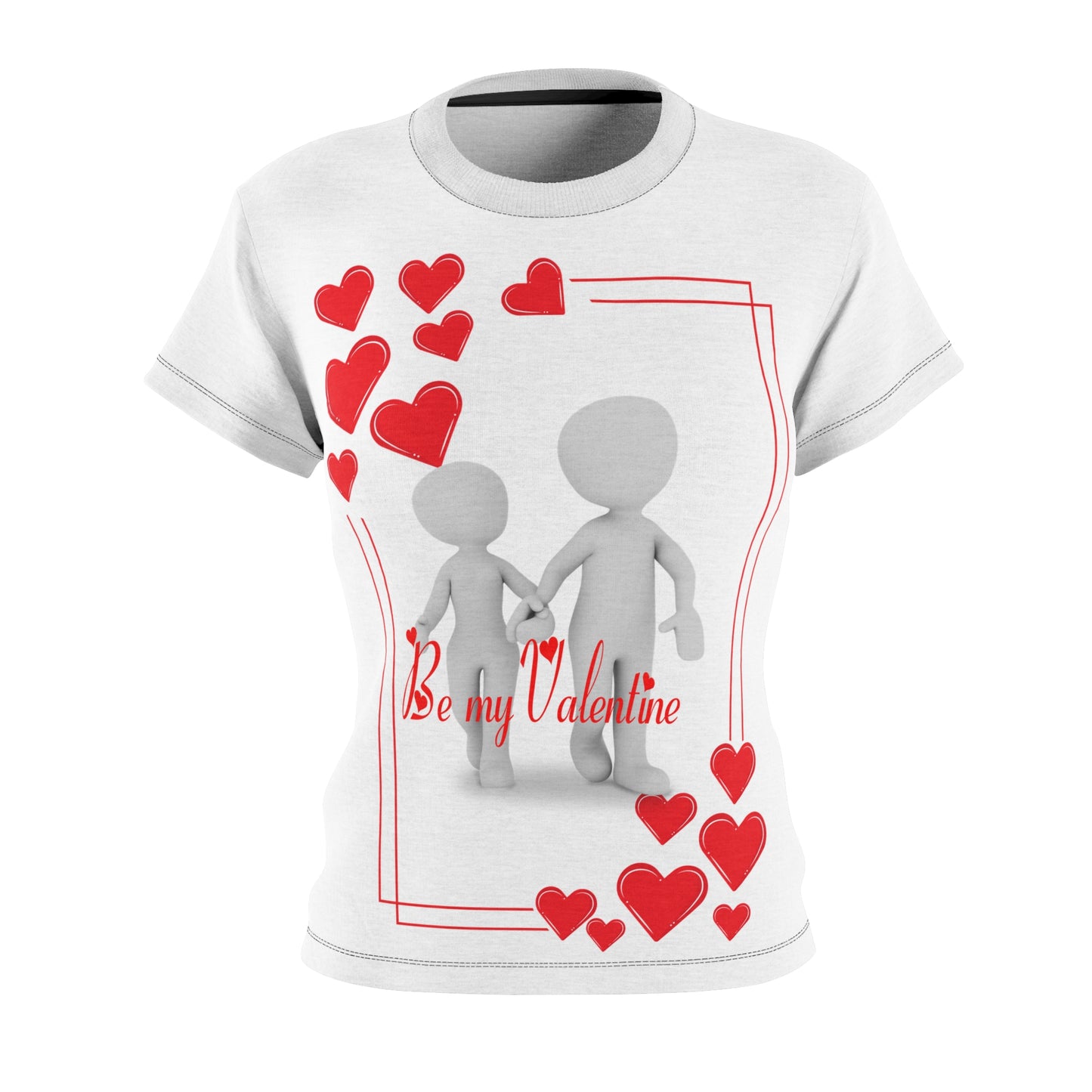 Valentine's Day Women's Tee - "Be My Valentine" Love Shirt