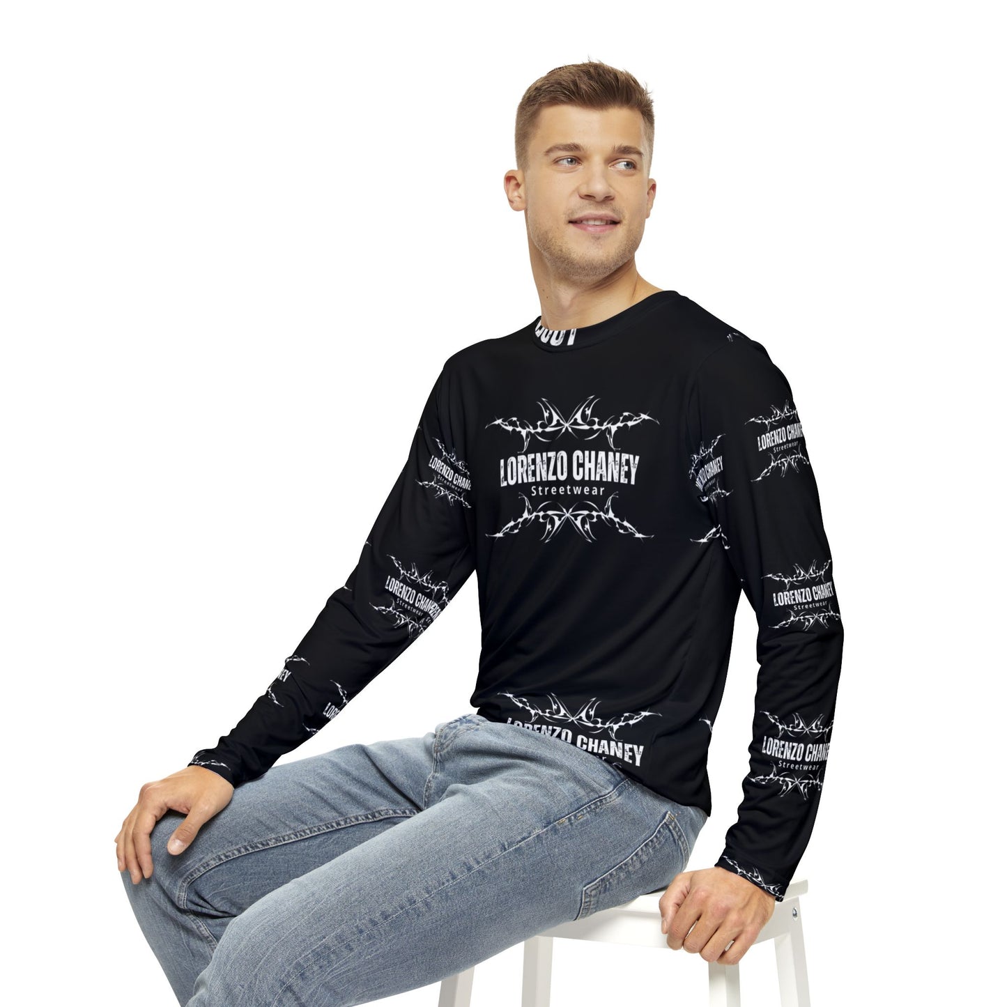 Lorenzo Chaney Streetwear Long Sleeve Shirt - Edgy Graphic Tee for Everyday Style