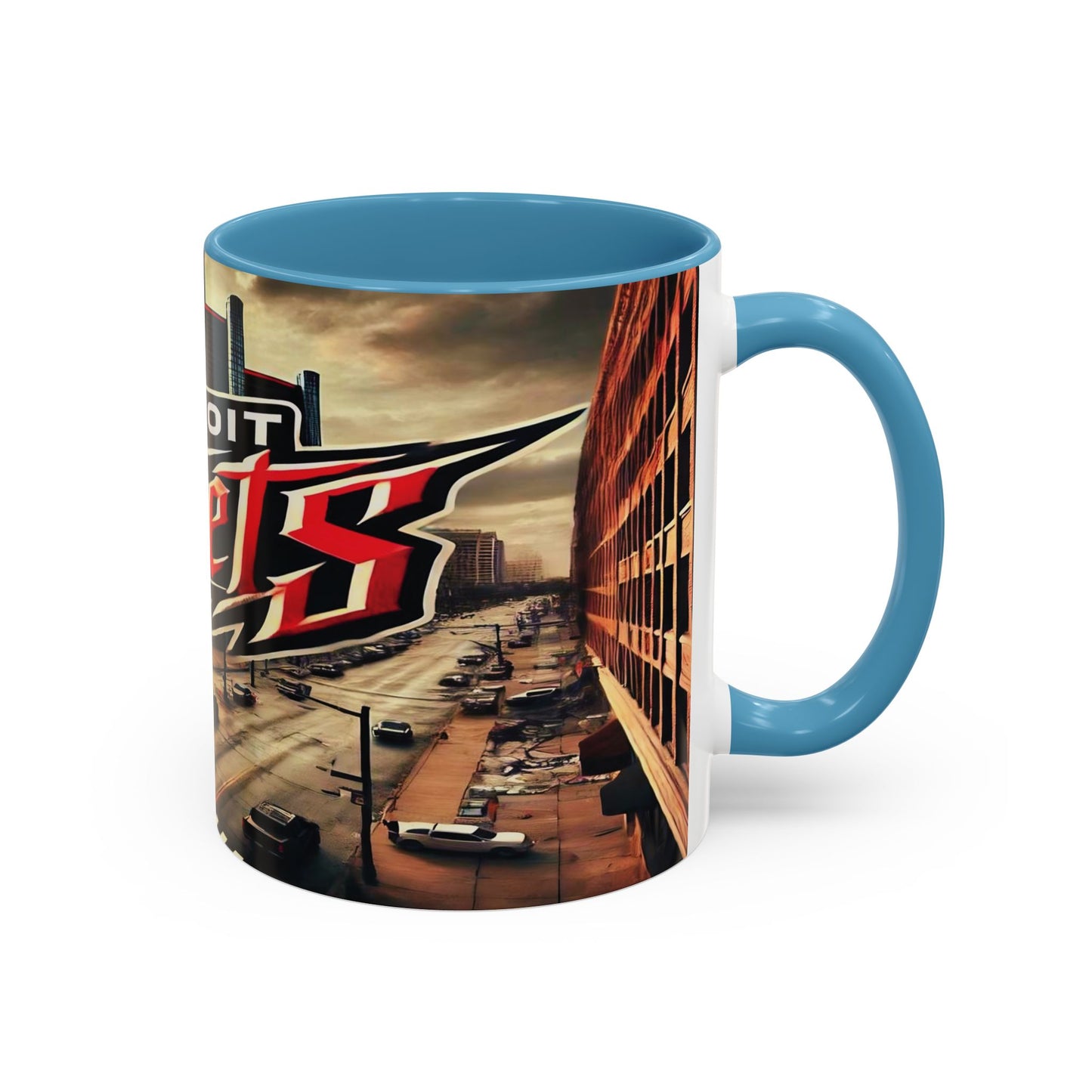 Detroit Streets Accent Coffee Mug - 11oz & 15oz, Urban Vibe