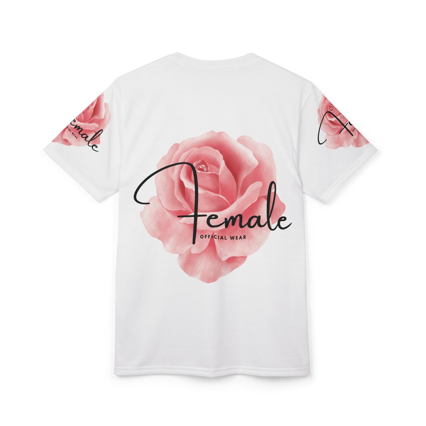 Floral Female Unisex Cut & Sew Tee - Casual Stylish Shirt for Women