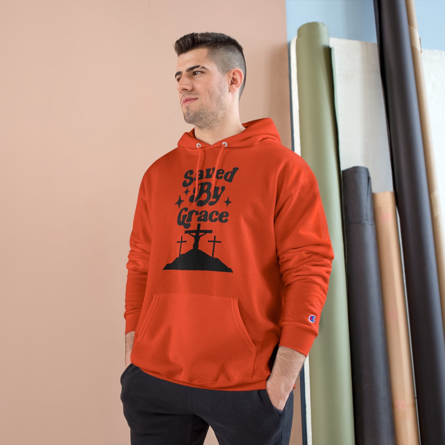 Saved By Grace Champion Hoodie