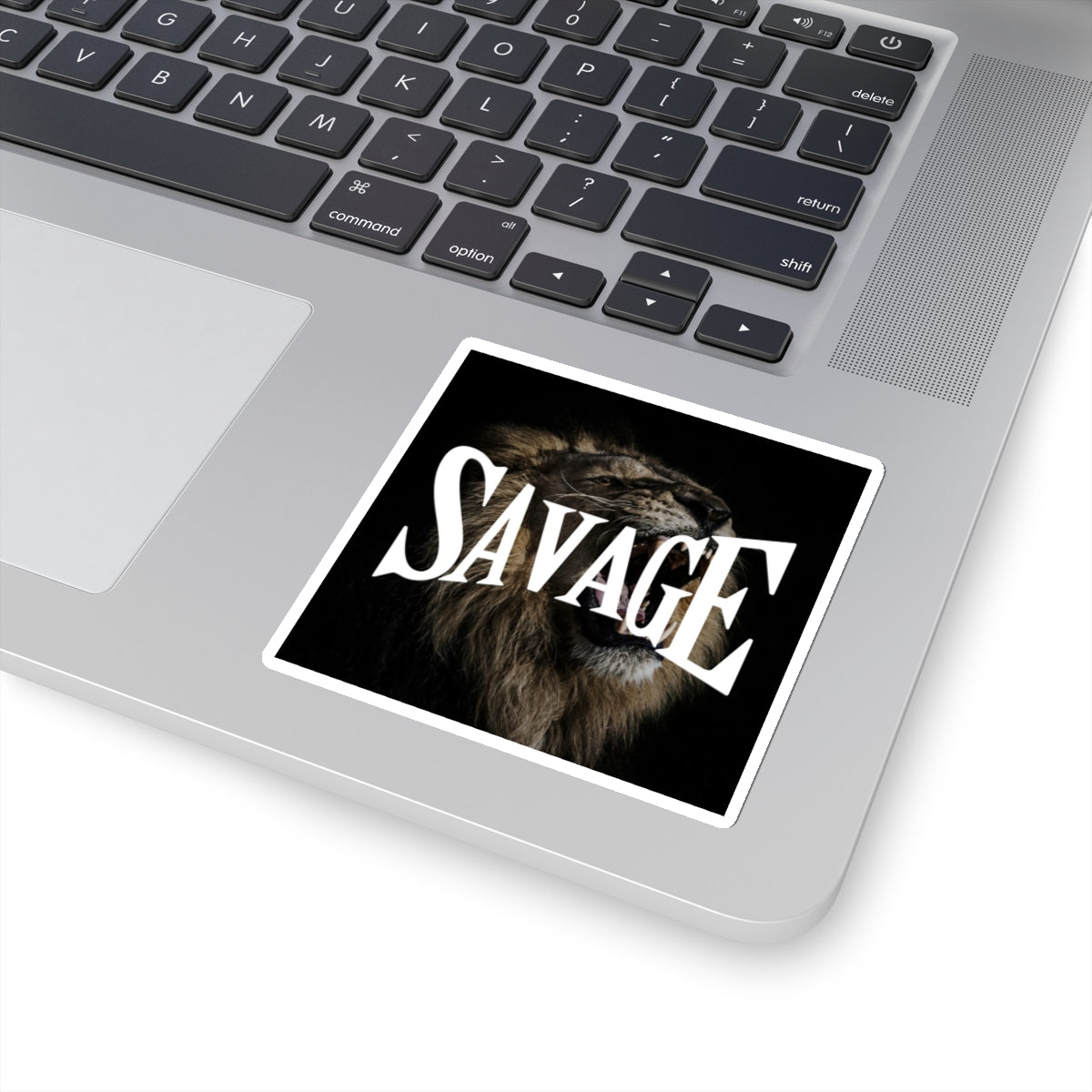 Savage Kiss-Cut Stickers - Bold Lion Design for Personalization and Unique Gifts