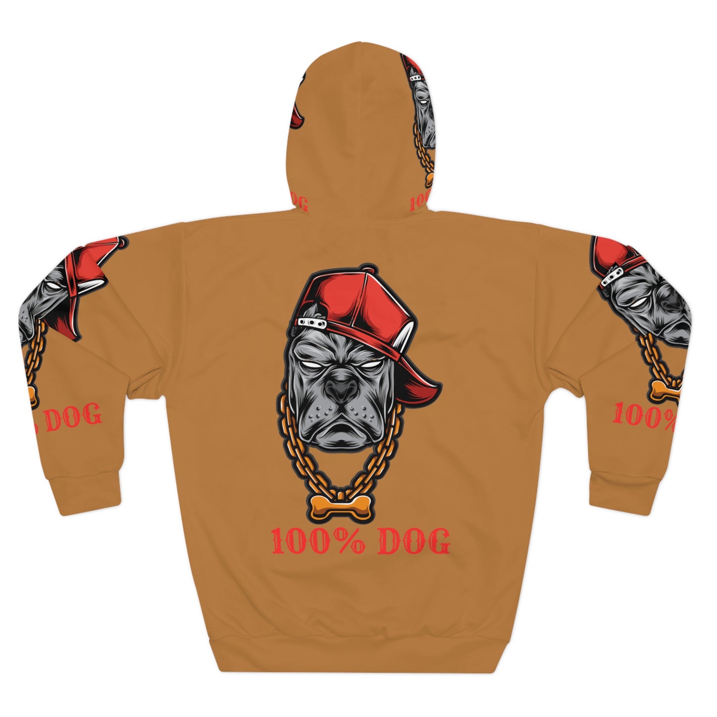 Cool 100% Dog Unisex Pullover Hoodie - Fun & Trendy Dog Lover Apparel