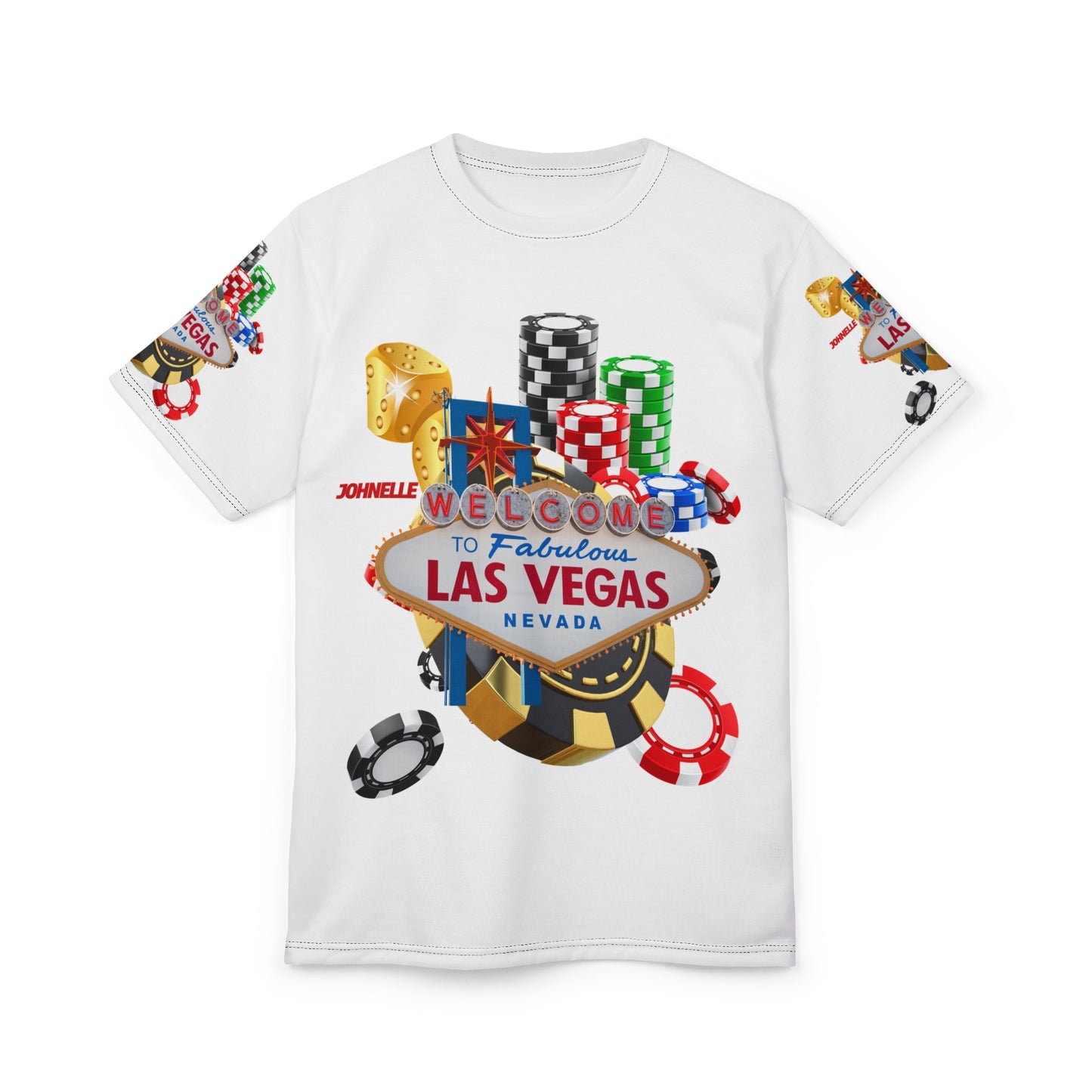 Vegas Vibes Unisex Cut & Sew Tee - Welcome to Fabulous Las Vegas Design