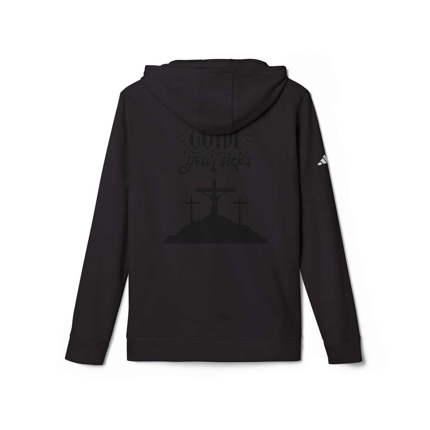 Inspirational Fleece Hoodie - "May God Guide Your Steps"