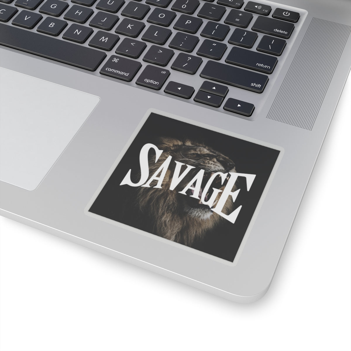 Savage Kiss-Cut Stickers - Bold Lion Design for Personalization and Unique Gifts