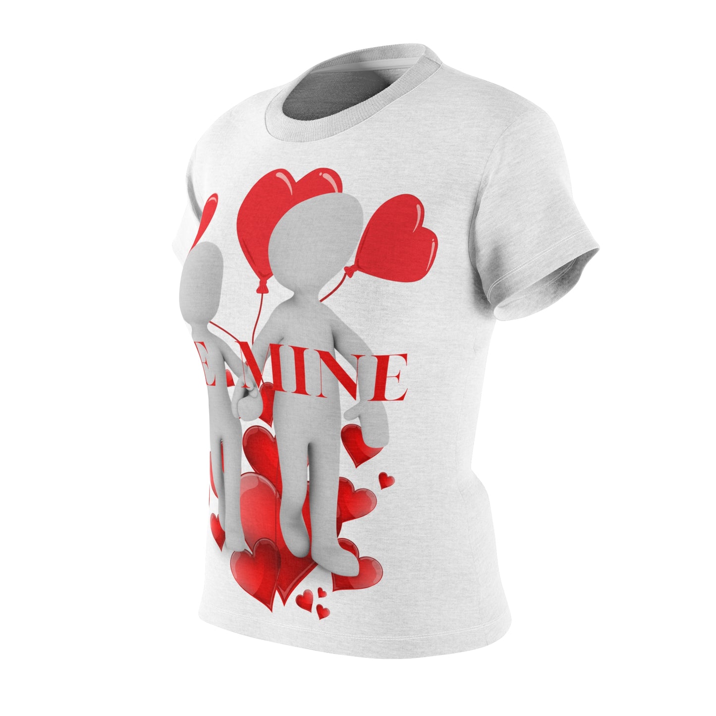 Valentine's Day Women's Love Tee - 'Be Mine' Heart Design