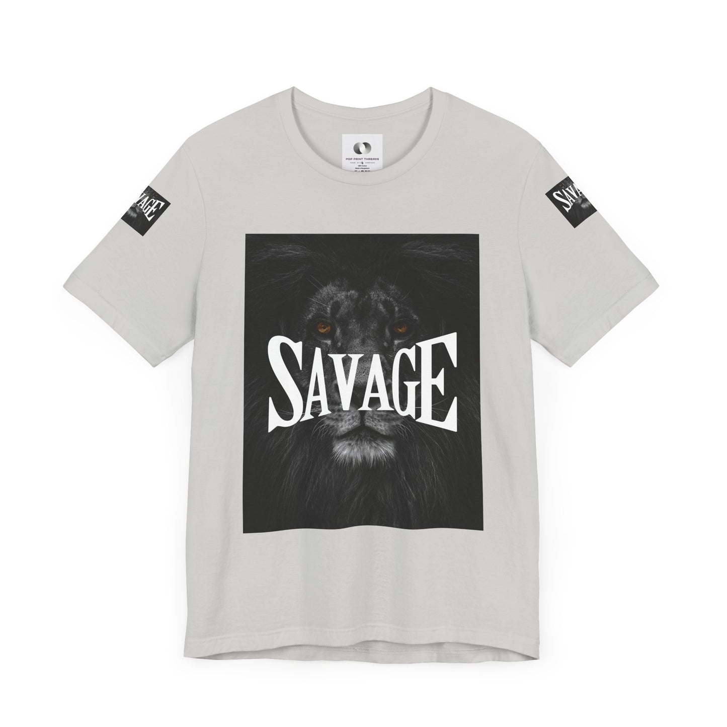 Savage Lion Graphic Tee - Unisex Short Sleeve Shirt