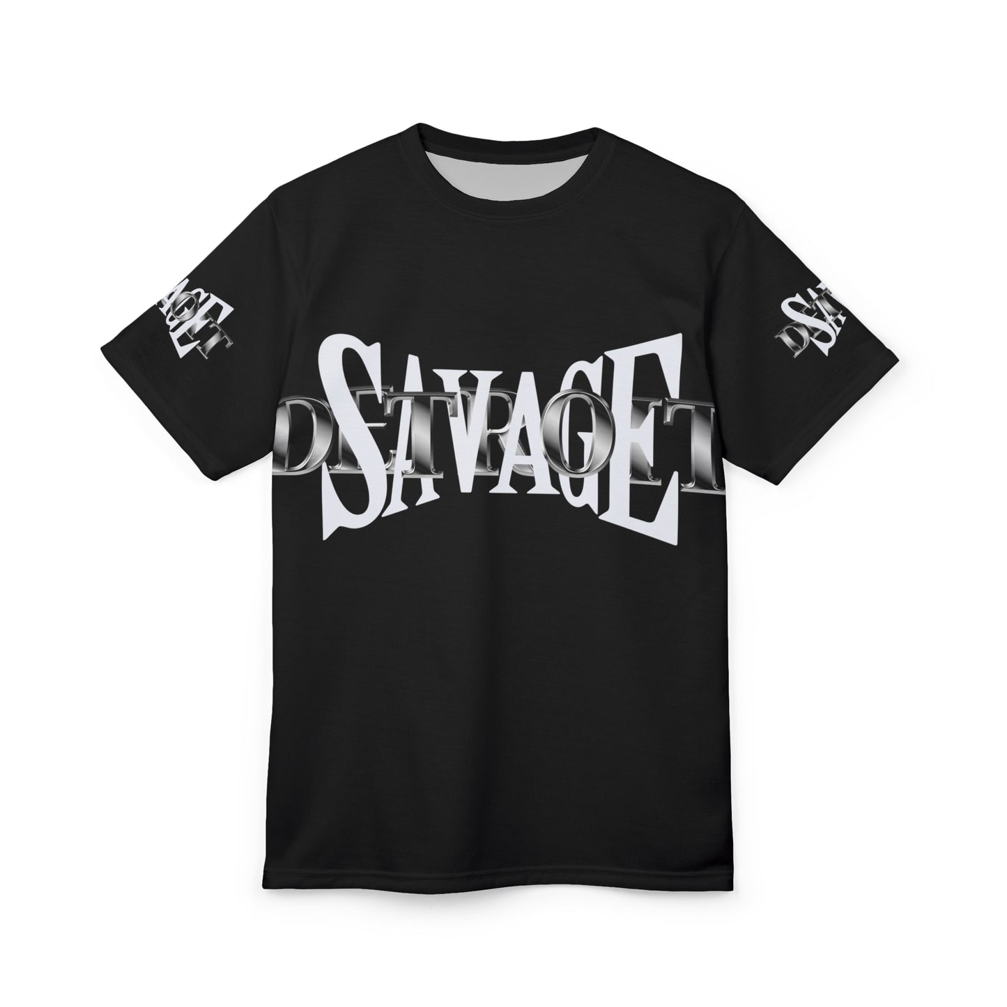 Bold 'SAVAGE' Unisex Cut & Sew Tee - Edgy Streetwear Style