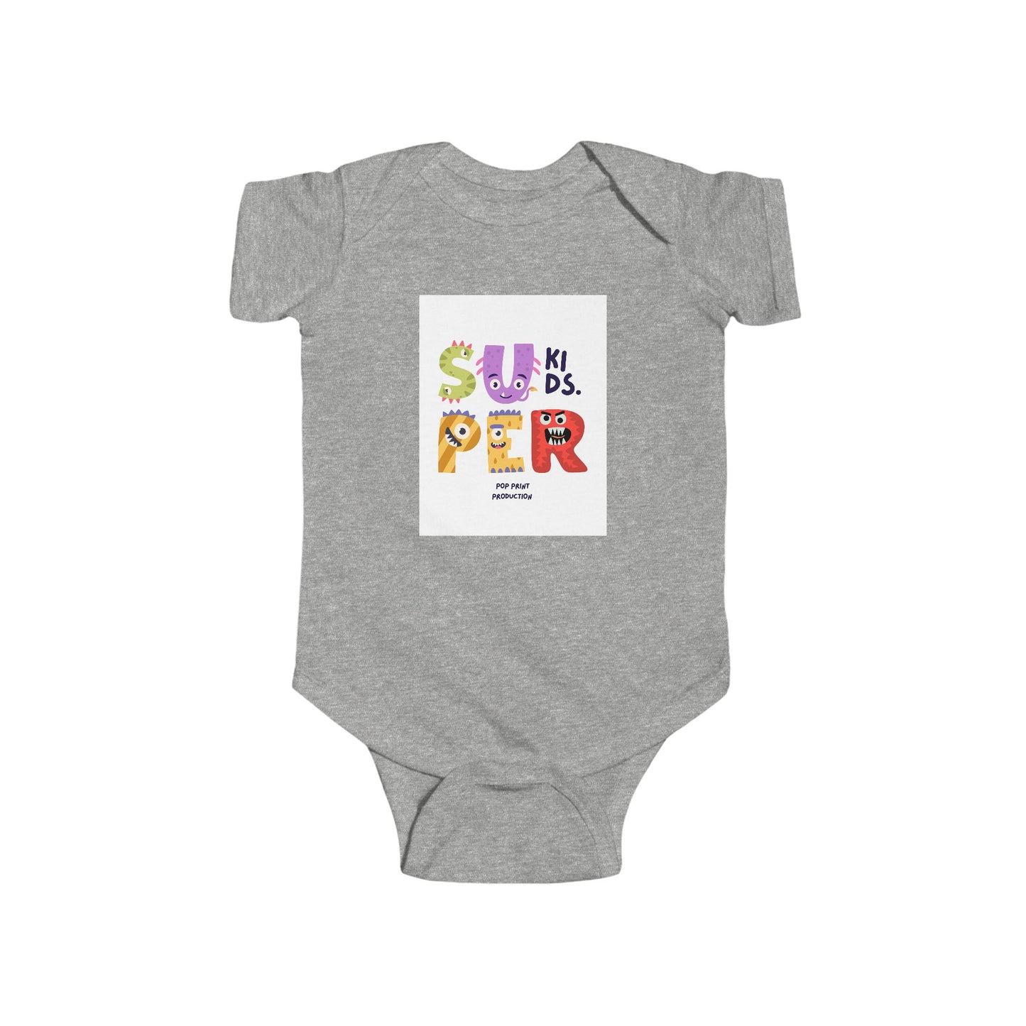 Cute Super Kids Infant Bodysuit - Adorable Baby Outfit for New Parents