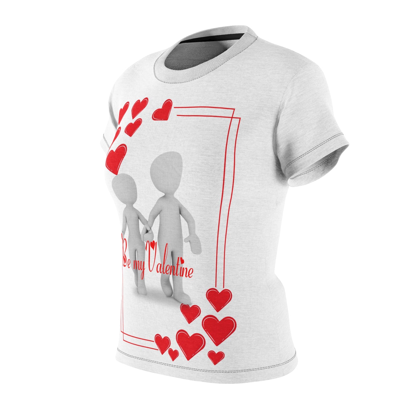 Valentine's Day Women's Tee - "Be My Valentine" Love Shirt