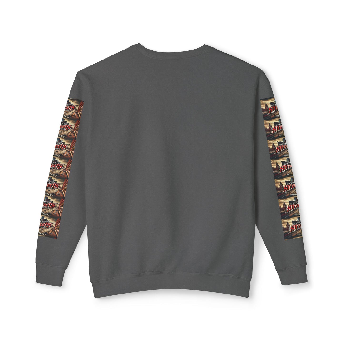 Detroit Streets Graphic Unisex Crewneck Sweatshirt - Lightweight & Stylish