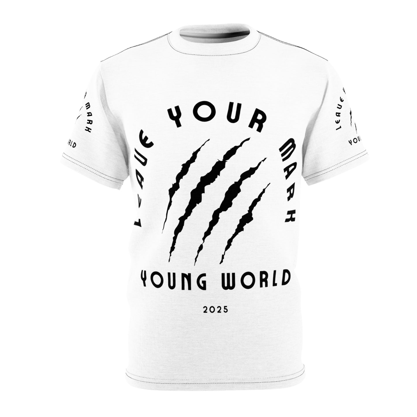 Leave Your Mark Unisex Cut & Sew Tee - Stylish Trendy Graphic Tee for Young Adults