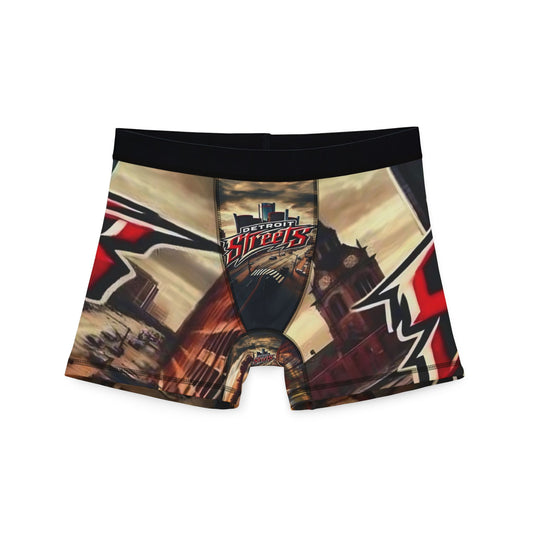 Detroit Streets Men's Boxers - Comfortable Graphic Underwear for Urban Style