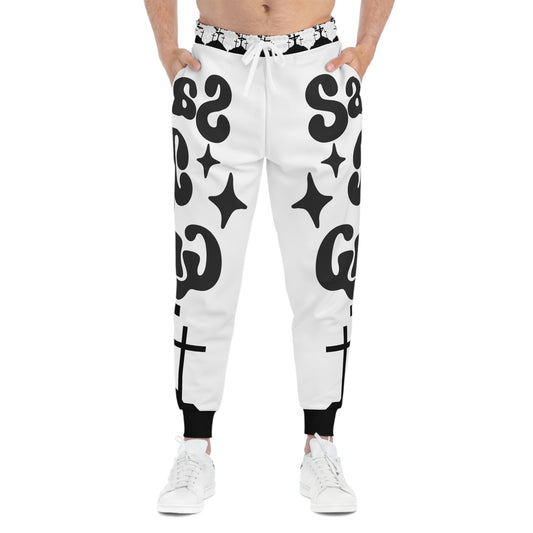 Saved By Grace Athletic Joggers (AOP)