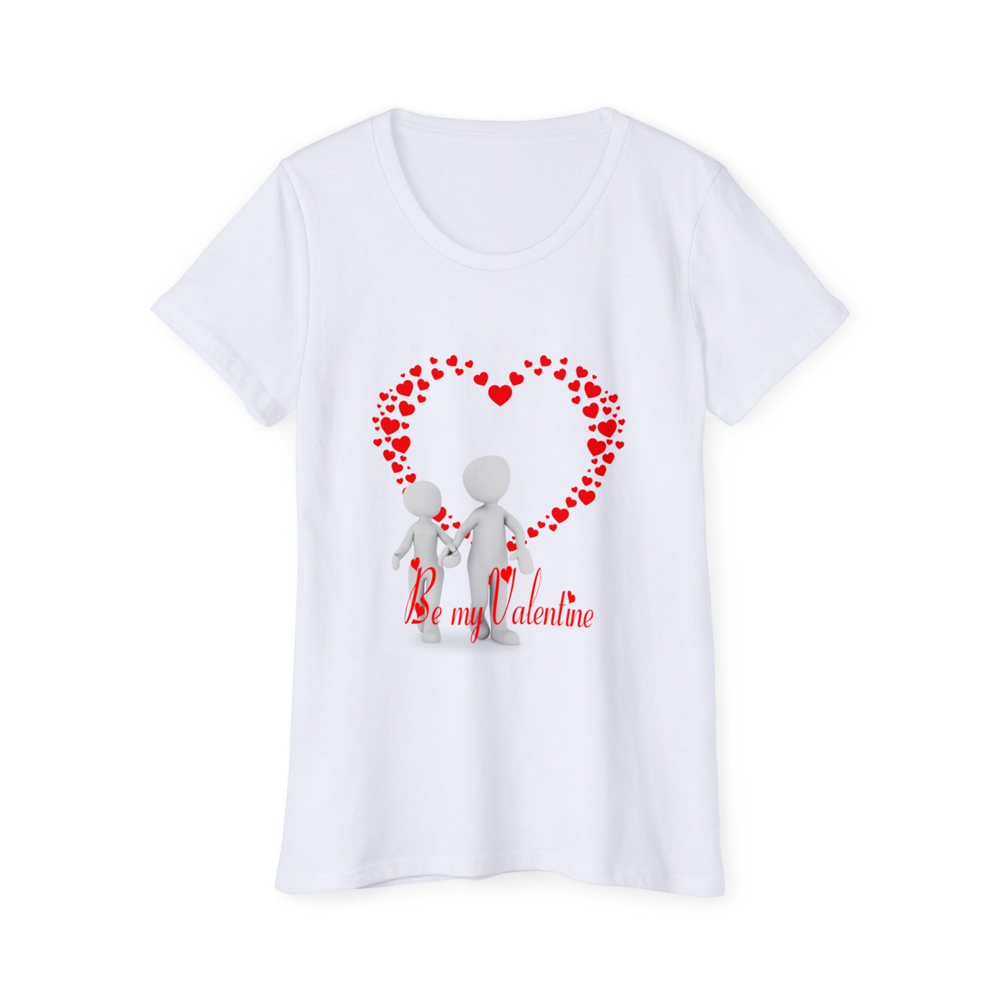 Valentine's Day Organic T-Shirt - 'Be My Valentine'