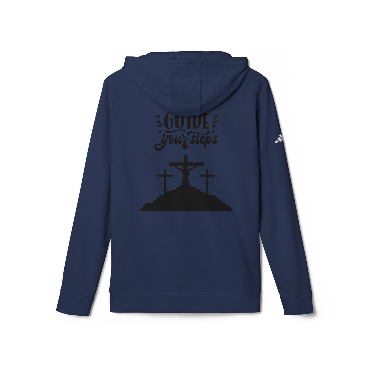 Inspirational Fleece Hoodie - "May God Guide Your Steps"