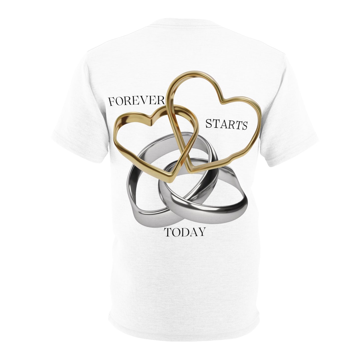 Forever Starts Today Unisex Cut & Sew Tee - Perfect Gift for Weddings and Anniversaries