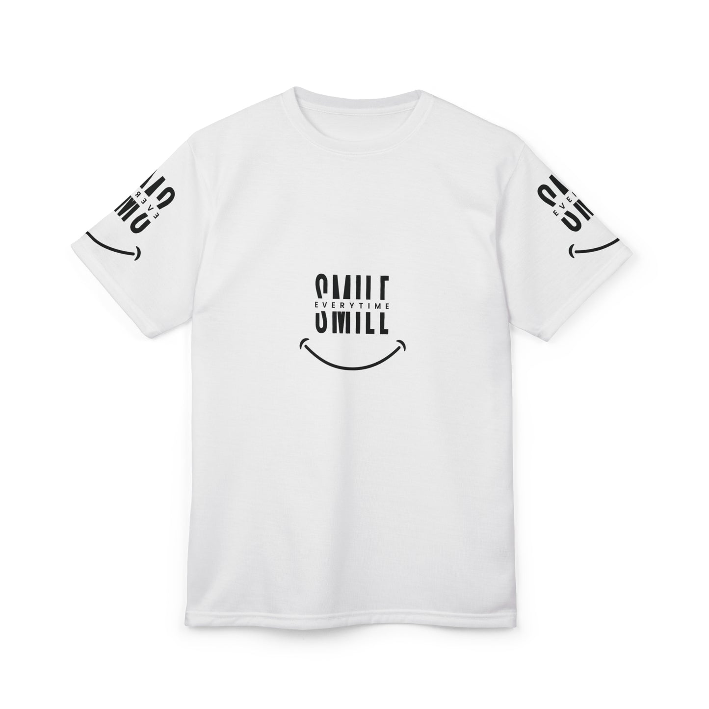 Smile Every Time Unisex Cut & Sew Tee - Comfortable Graphic Shirt for Positivity