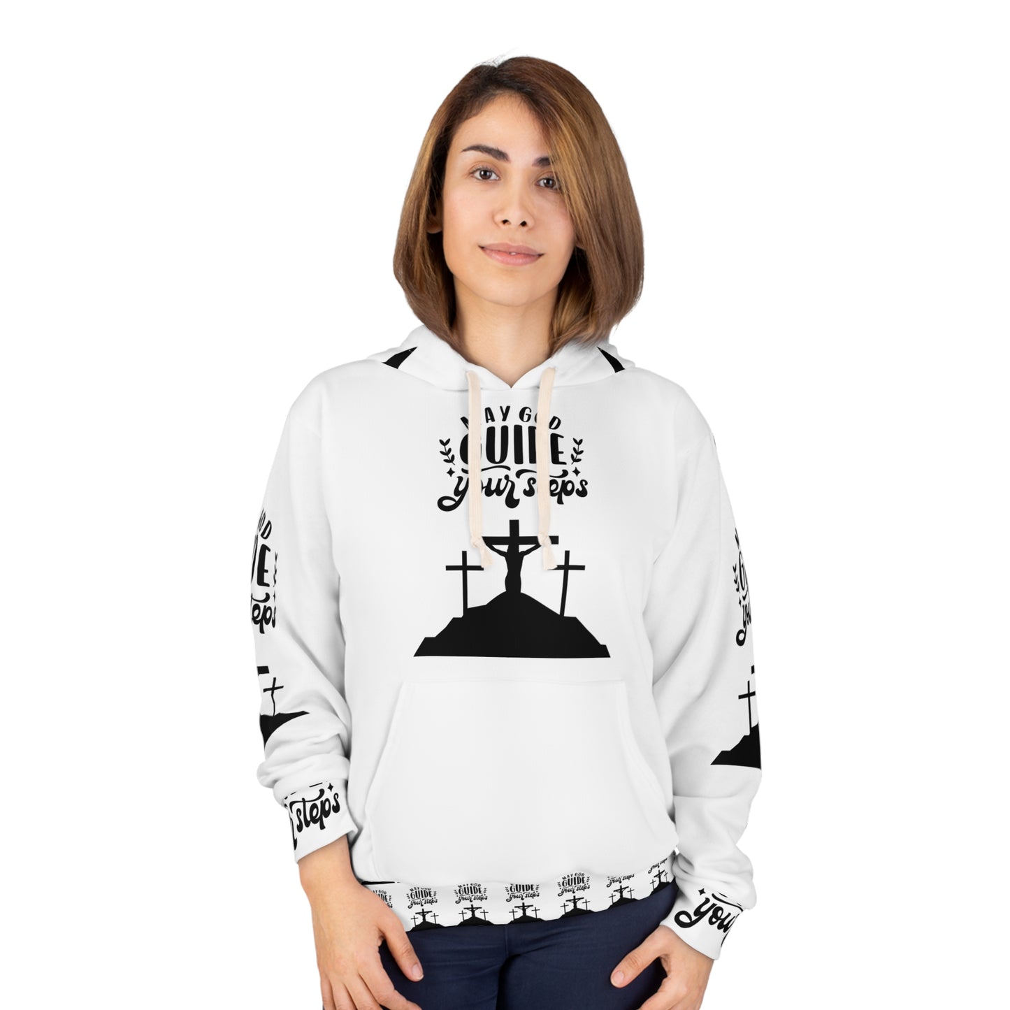 May God Guide Your Steps Unisex Pullover Hoodie - Inspirational Faith Apparel