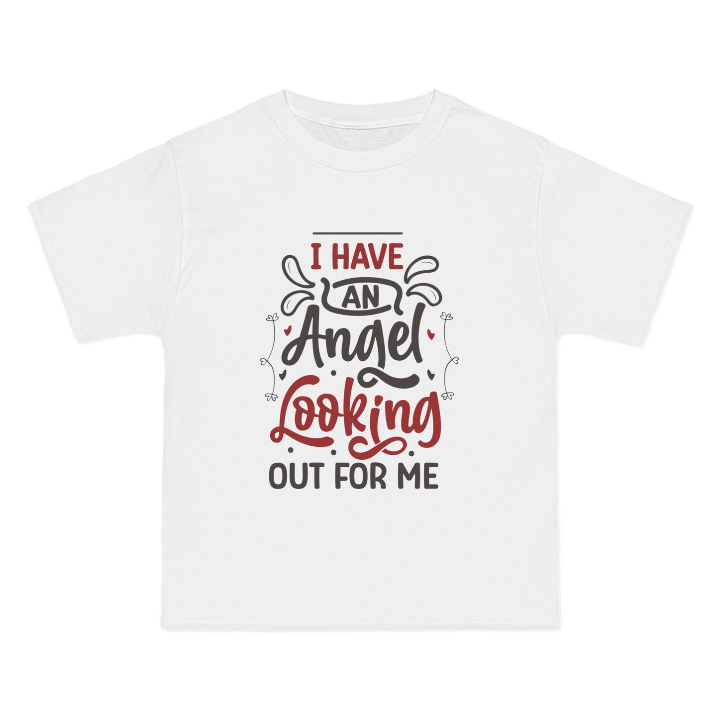 I Have An Angel Looking Out For Me T-Shirt | Inspirational Beefy-T® Short-Sleeve Tee