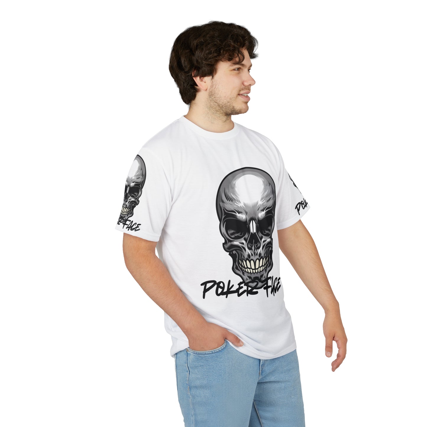 Edgy Skull Graphic Tee - Perfect for Halloween and Everyday Style