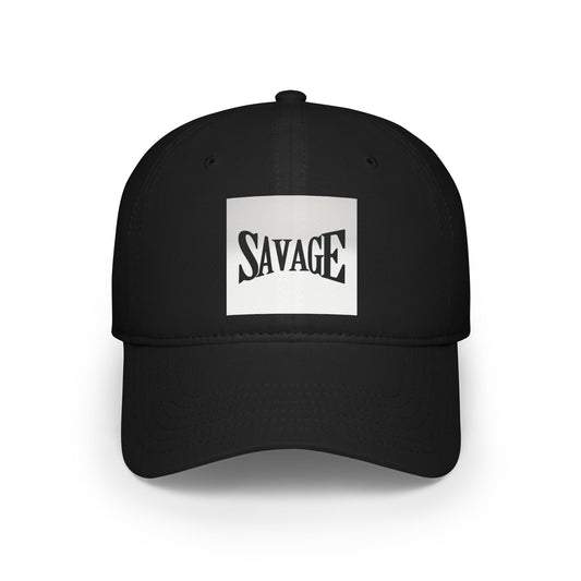 Savage Low Profile Baseball Cap - Unisex Adjustable Hat for Everyday Style