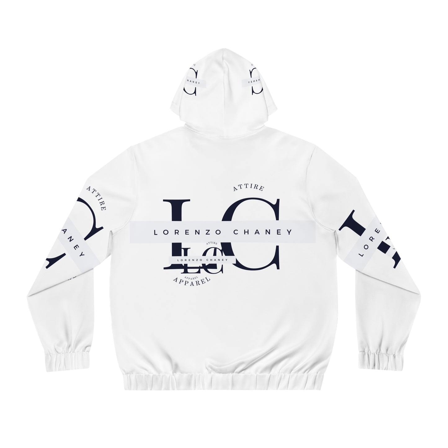 Stylish Men's Full-Zip Hoodie - Lorenzo Chaney Apparel - Perfect for Casual Wear and Street Style