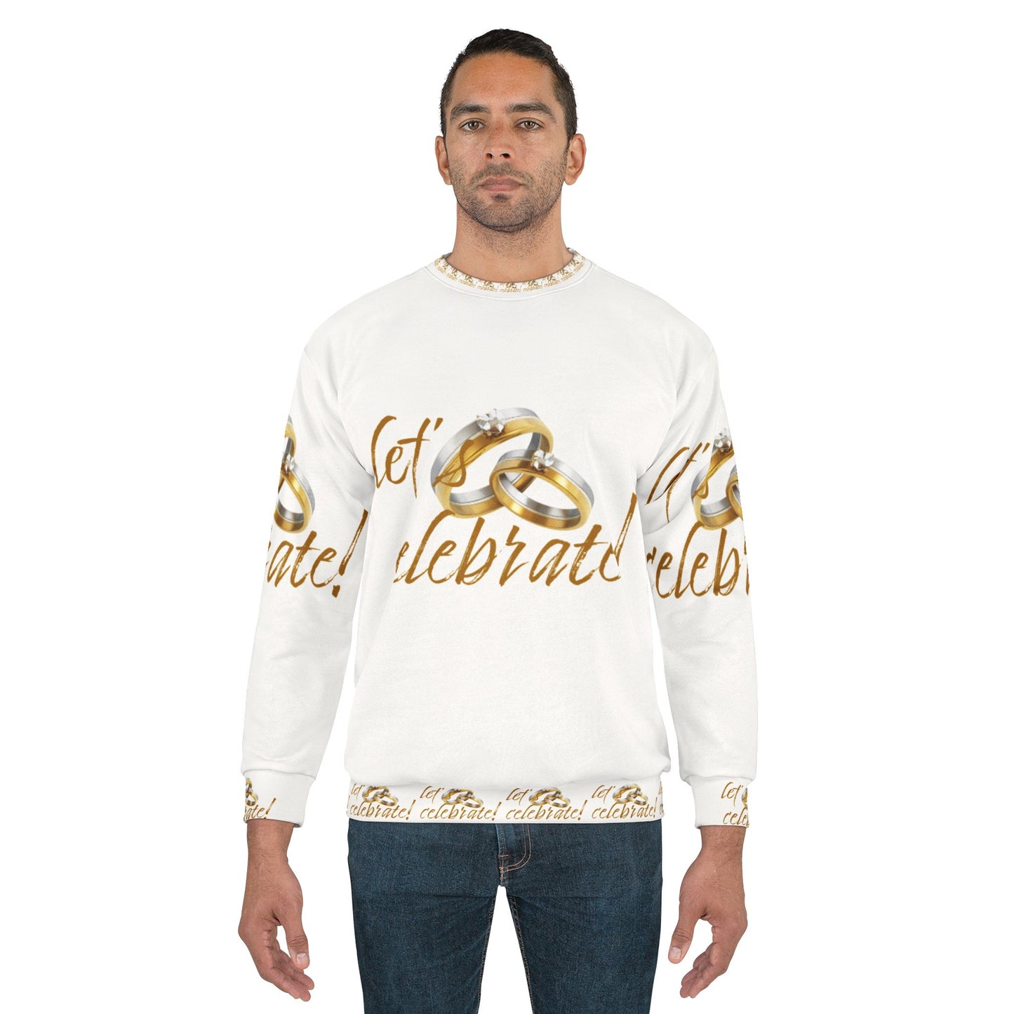 Let’s Celebrate Unisex Sweatshirt – Perfect for Weddings and Anniversaries