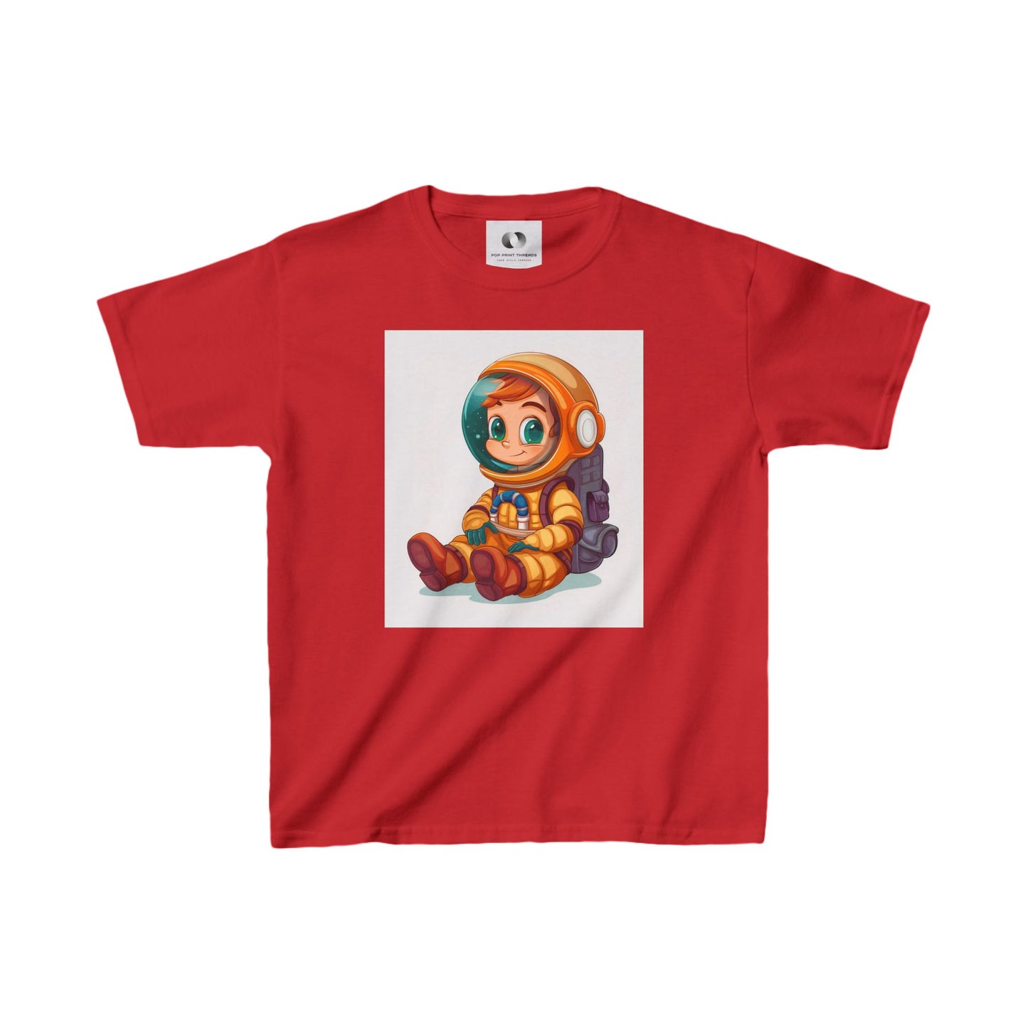 Astronaut Kids Heavy Cotton™ Tee - Fun Space Adventure Shirt for Young Explorers