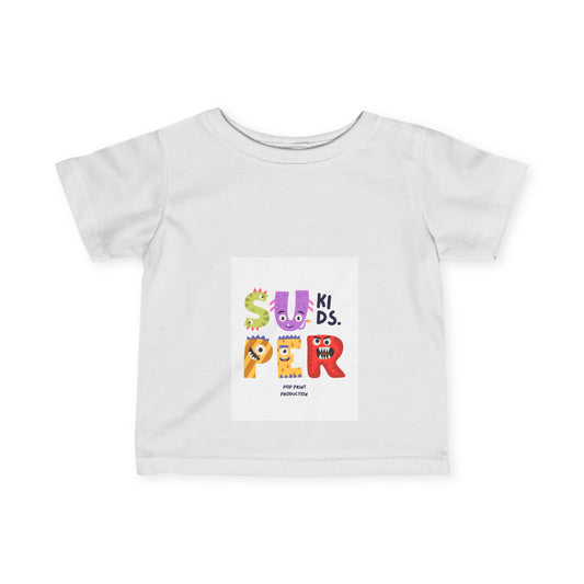 Super Fun Infant Tee - Cute Colorful Monsters Design