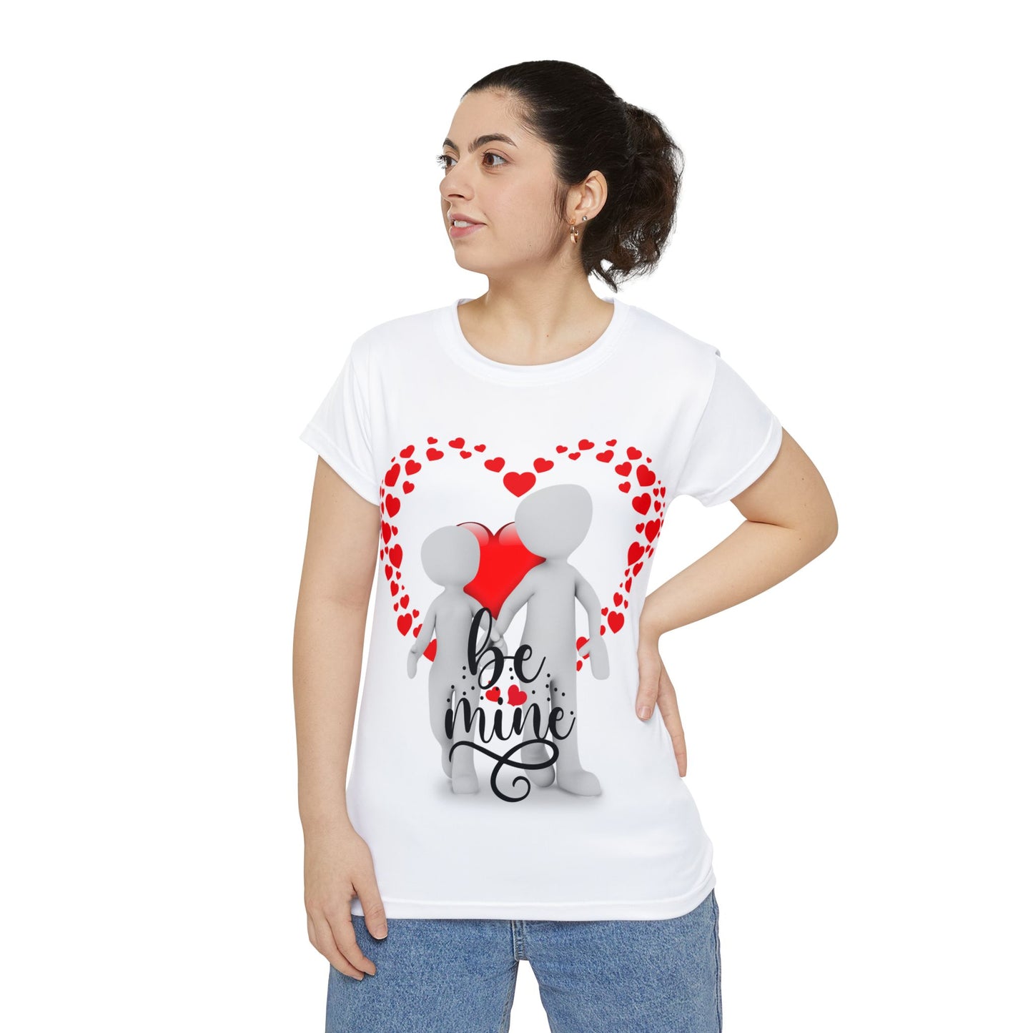 Be Mine Women's Short Sleeve Shirt (AOP)