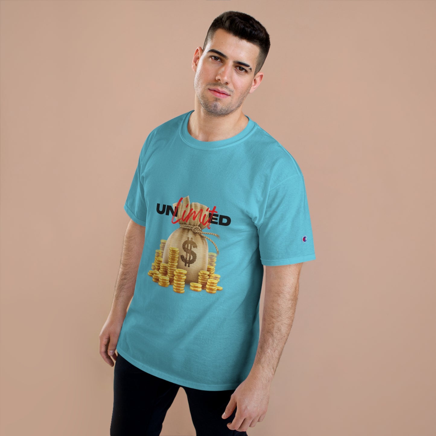 Unlimited Wealth Champion T-Shirt - Casual Gift for Money Lovers